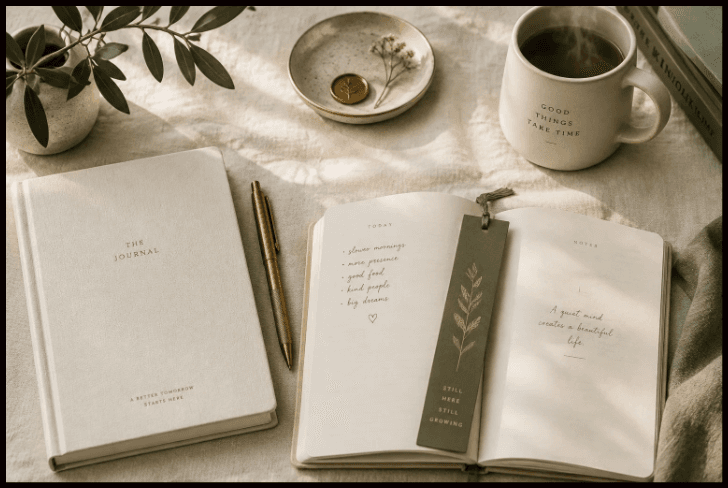 The Journaler's Essentials arranged for a daily writing ritual