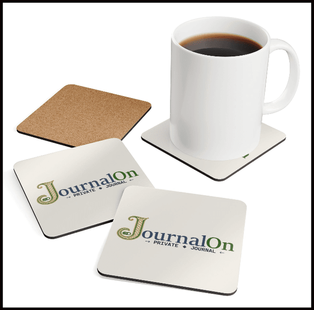 J-ON corkwood coaster set